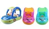 CoolWorld Inflatable Car Shaped Pool Float with Canopy Baby Swimming Float Boat