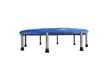 38" Mini Trampoline Band Safe Elastic Exercise Workout with Padding Springs Blue - Second Medium