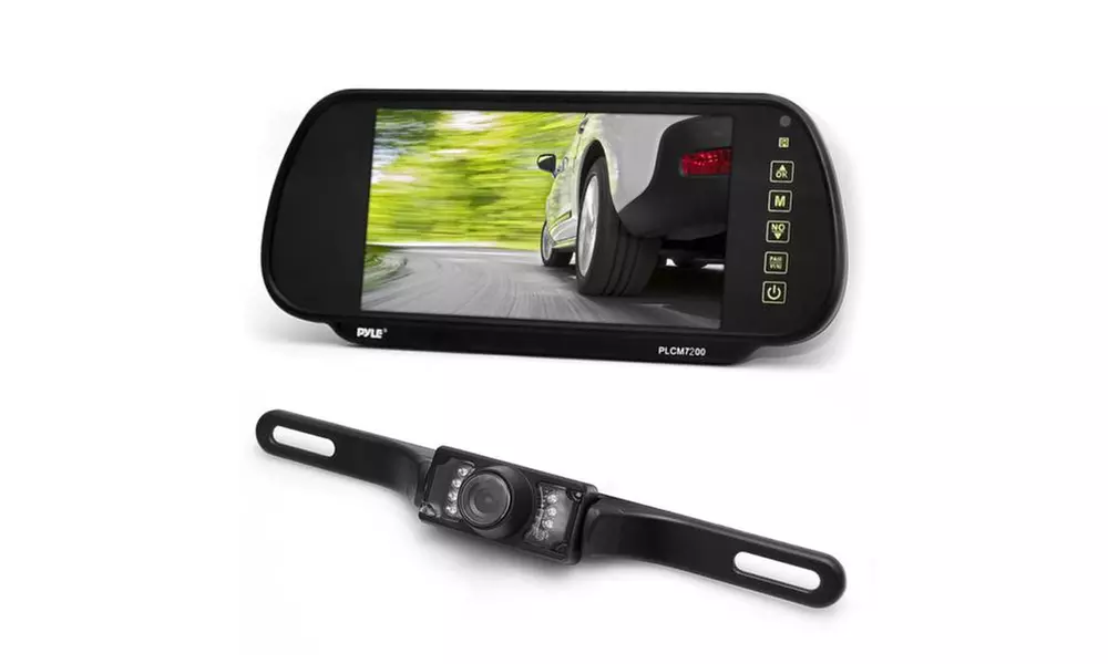 Backup Camera, Parking Assist, Waterproof, Night Vision, 7'' LCD Display - Primary Image