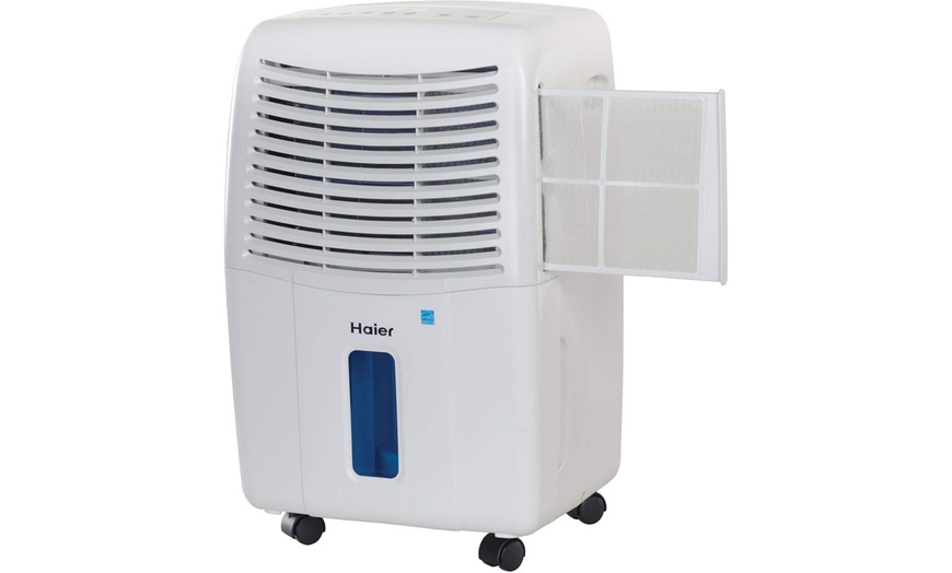 Image 3: Haier 45 Pint Energy Star Qualified Electronic Dehumidifier