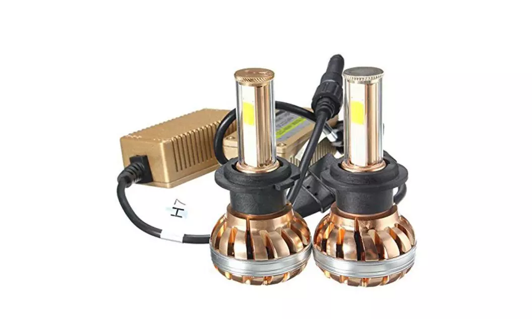 LED Headlight Kit 120W LED Headlight Kit 6000K White Car Bulb Lamp Light - Primary Image