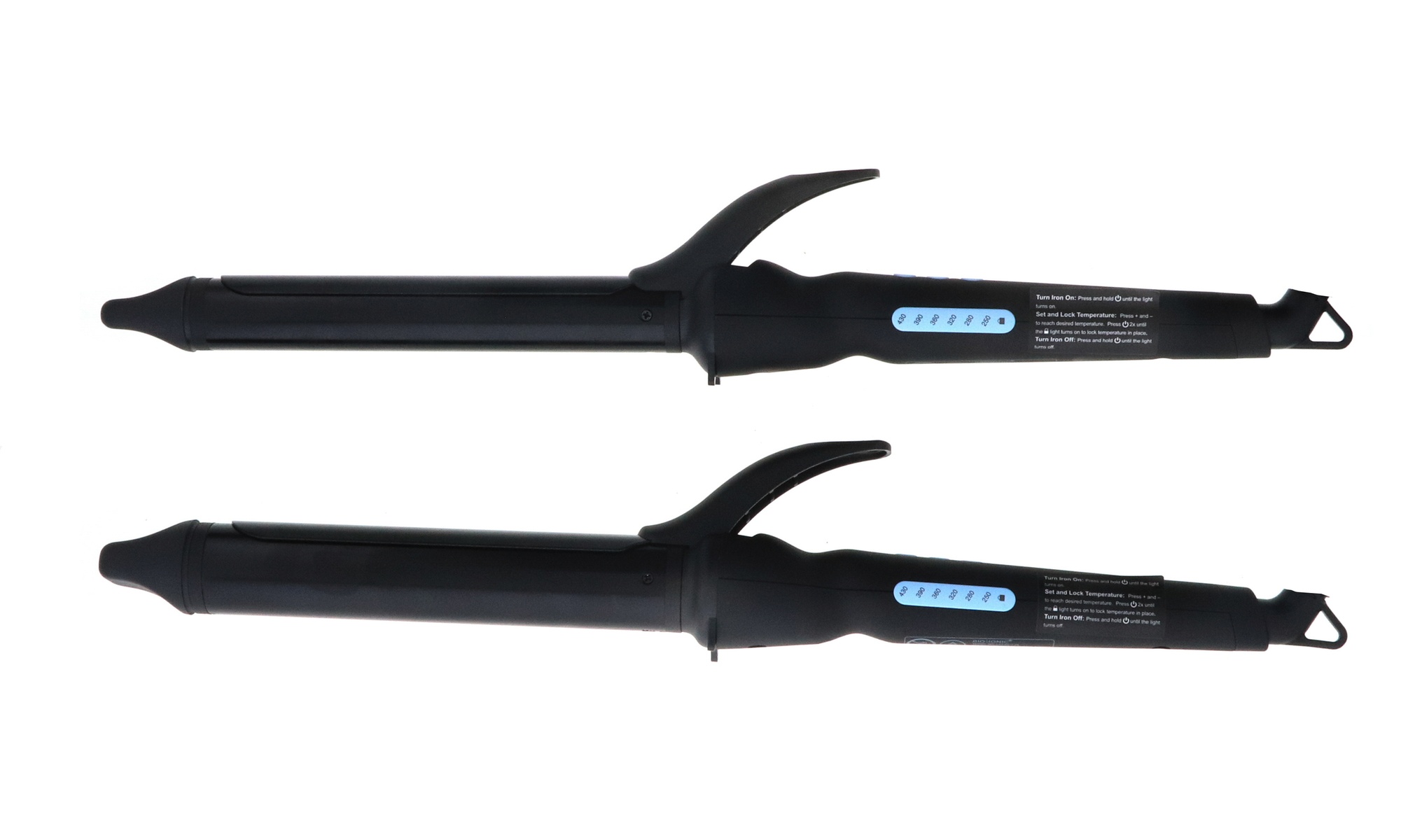Bio Ionic 1.25" & 1" Long Barrel Pro Curling Iron Set