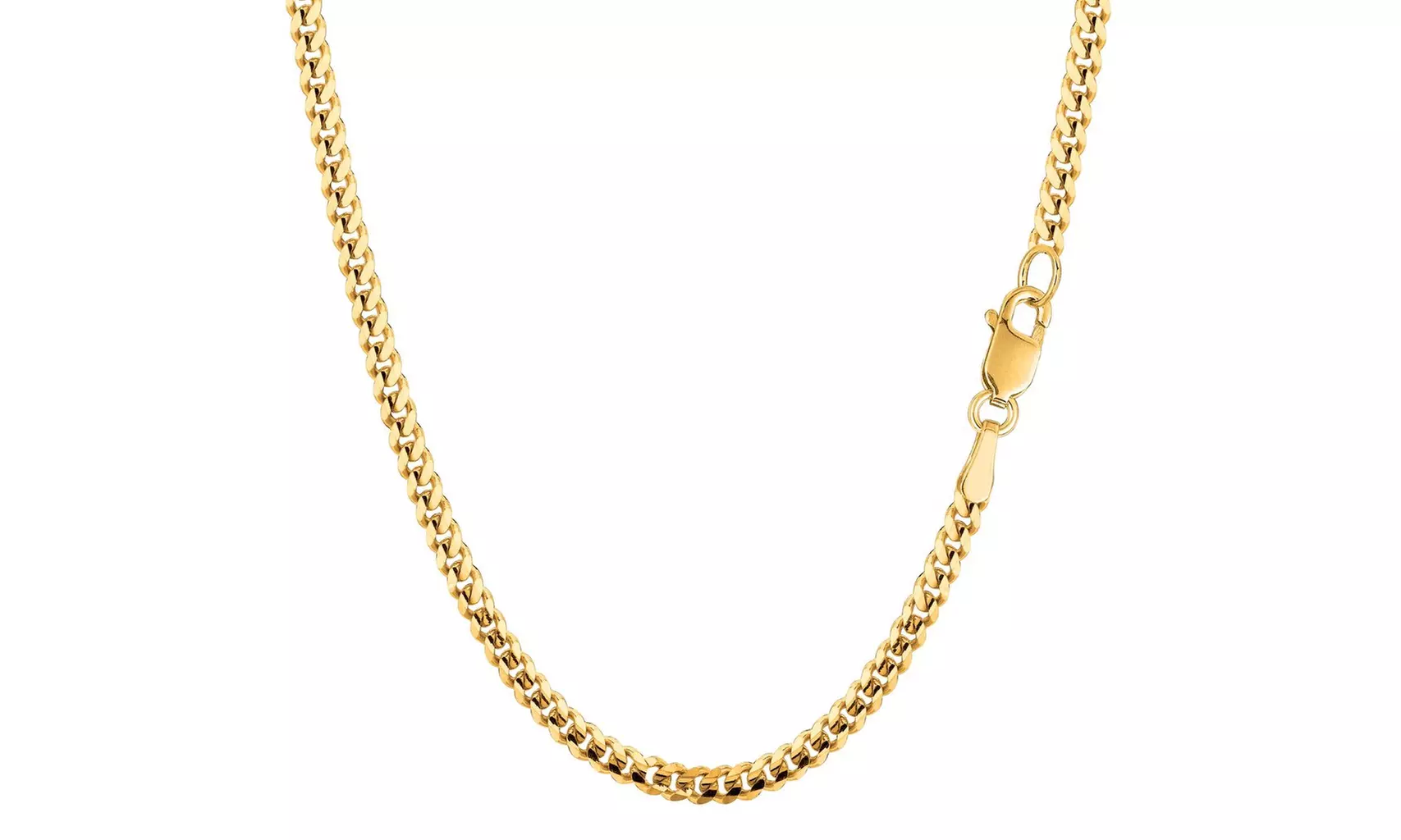 14k Yellow Gold Miami Cuban Link Chain - 3 MM  - Primary Image