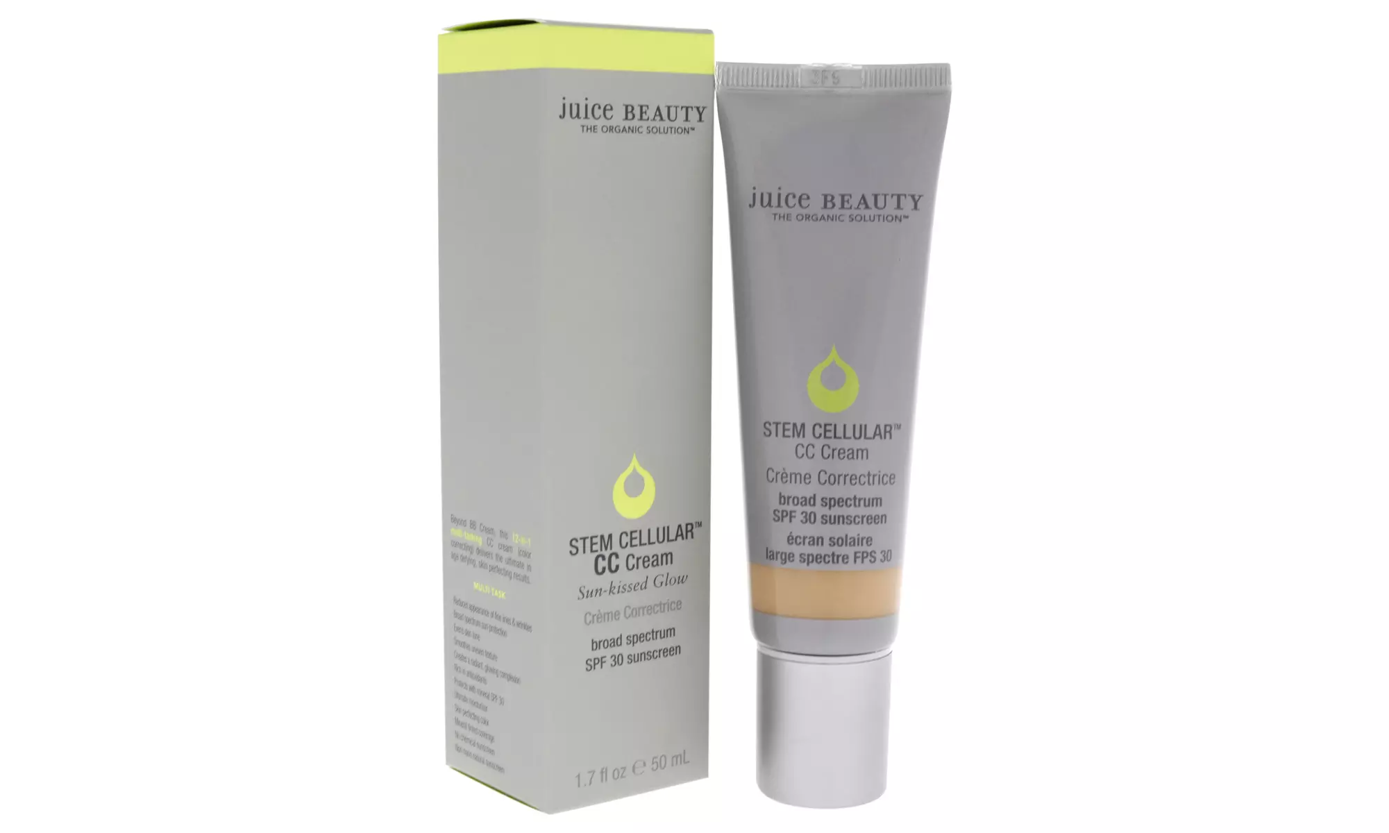 Stem Cellular CC Cream SPF 30 - Sun-Kissed Glow by Juice Beauty for Women 1.7 oz - Second Medium