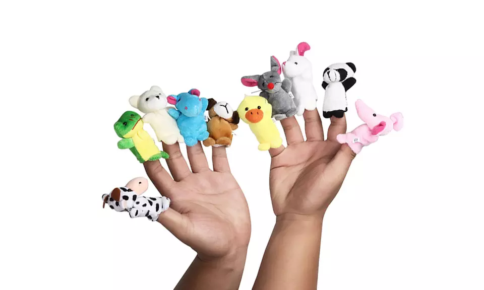 10pc Animal Finger Puppets - Primary Image