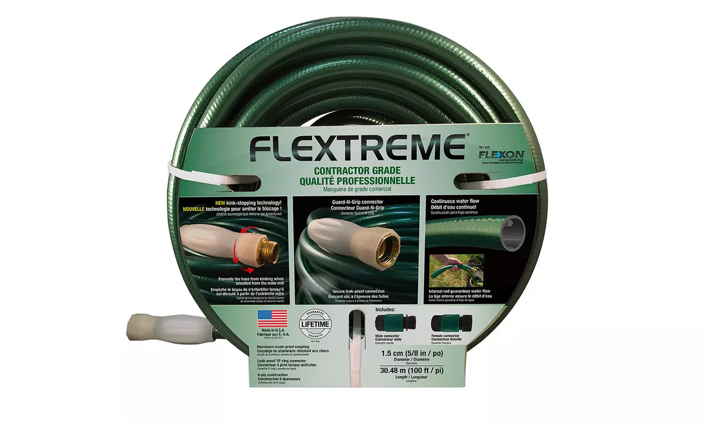100ft Flextreme Contractor Garden Hose By Flexon - Second Medium