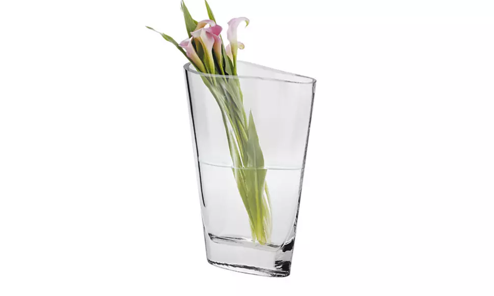 Krosno Handmade Glass Oslo Vase, 11" or 8" - Second Medium