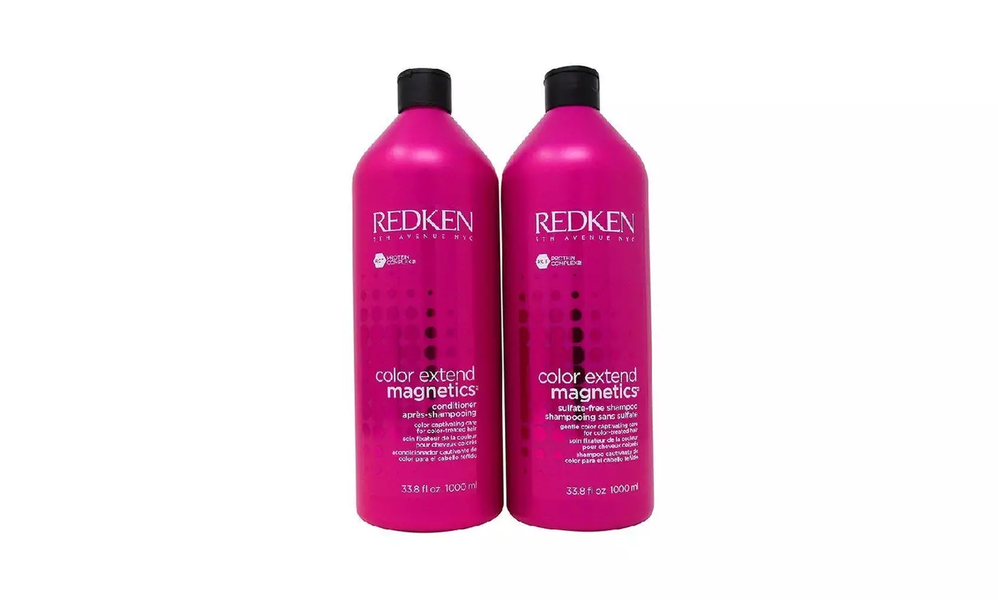 Redken Color Extend Magnetic Shampoo, 33.8 oz & Conditioner, 33.8 oz Set - Primary Image