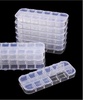 Image 4: Juvale Clear Jewelry Box (10 Pack) Bead Storage Organizer, 12 Compartments Each