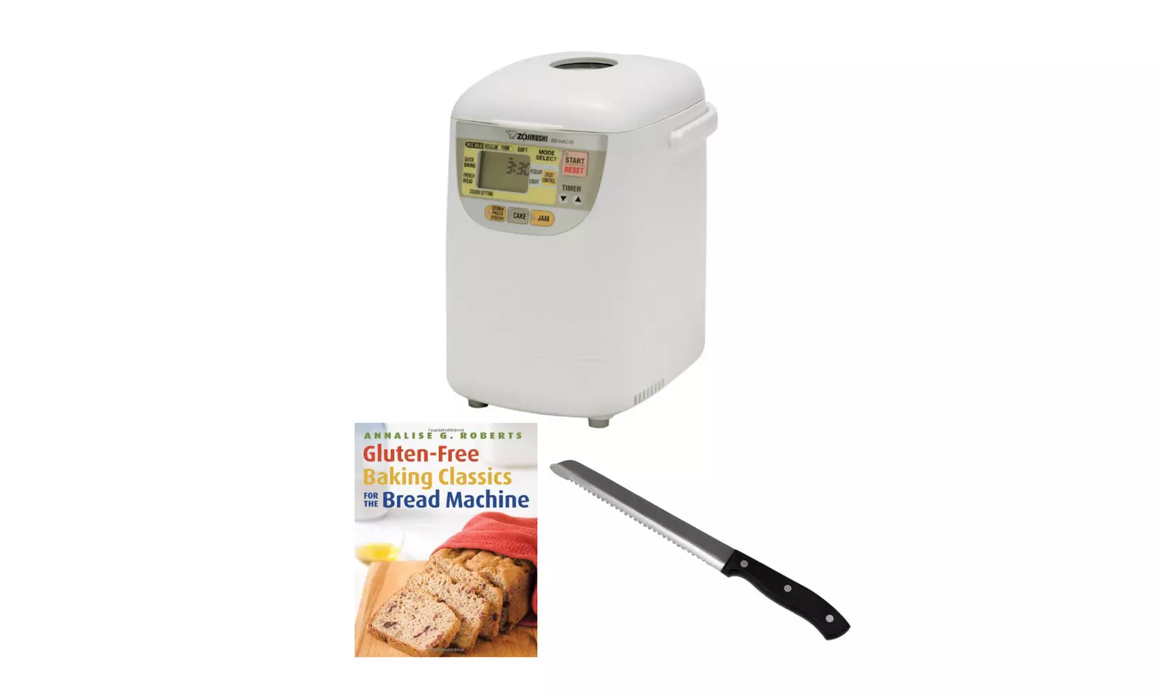 Zojirushi BB-HAC10 Home Bakery 1-Pound-Loaf Mini Breadmaker Gluten-Free Bundle - Primary Image