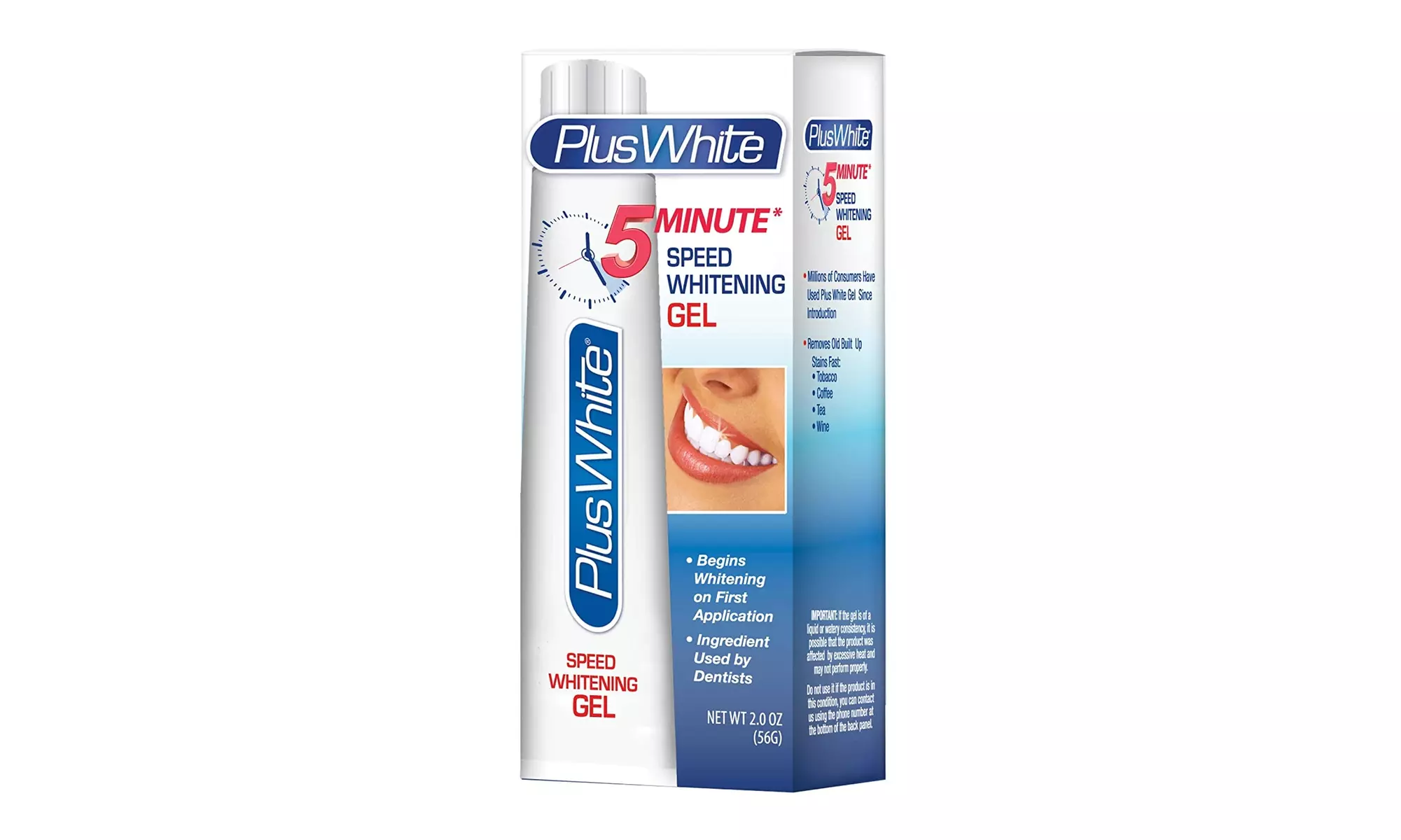 Plus White Speed Whitening Gel - Works in 5 Minutes - Second Medium