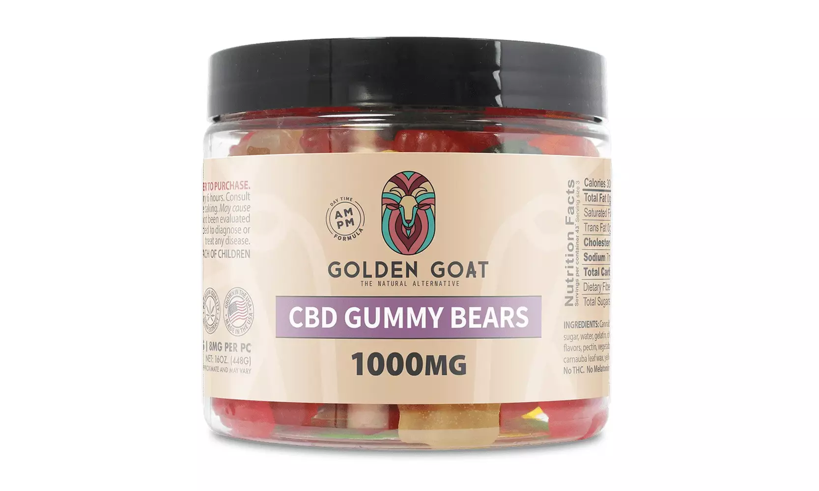 CBD Popular Picks - Assorted Gummy Bears from Golden Goat