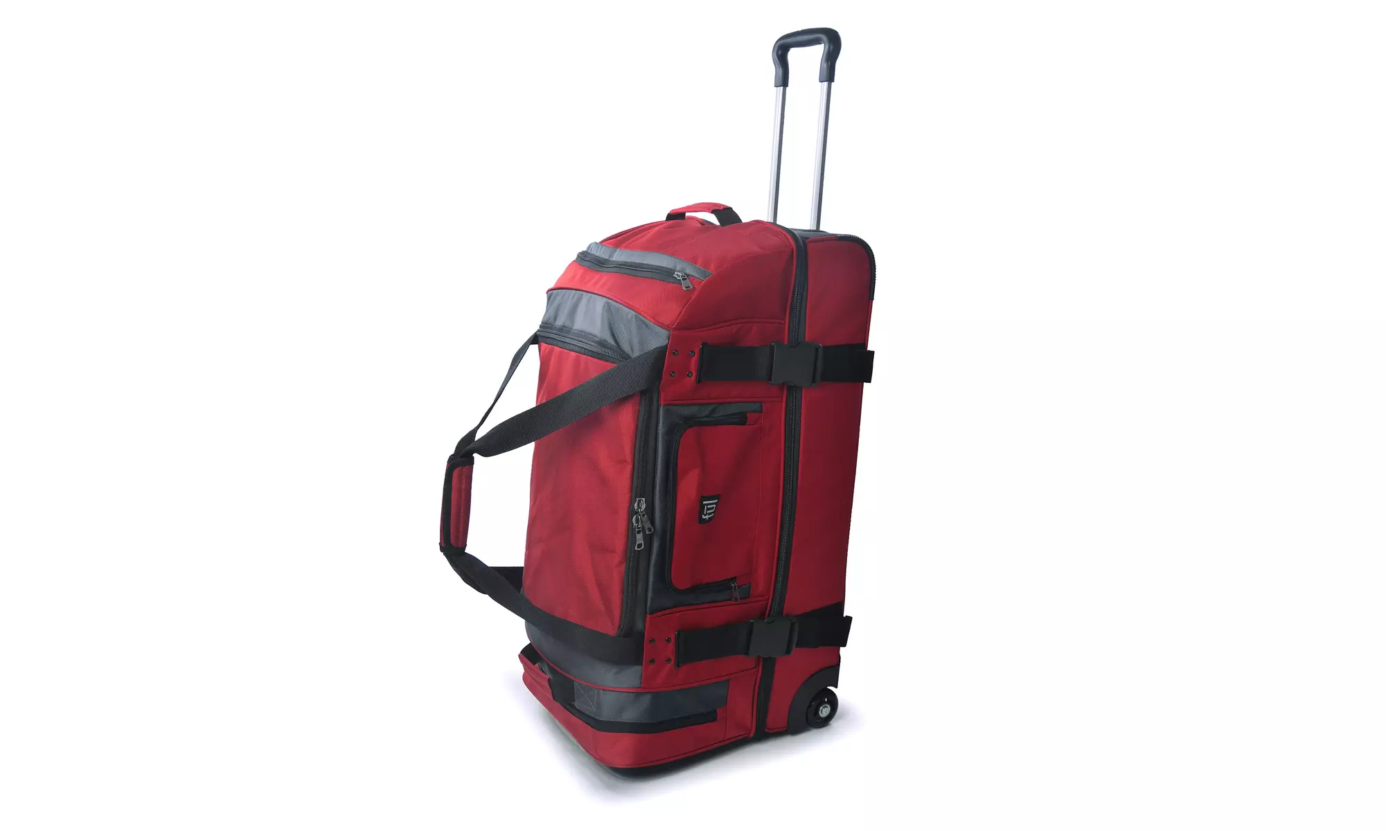 Ful rig 30in rolling duffel bag, red/grey - Primary Image