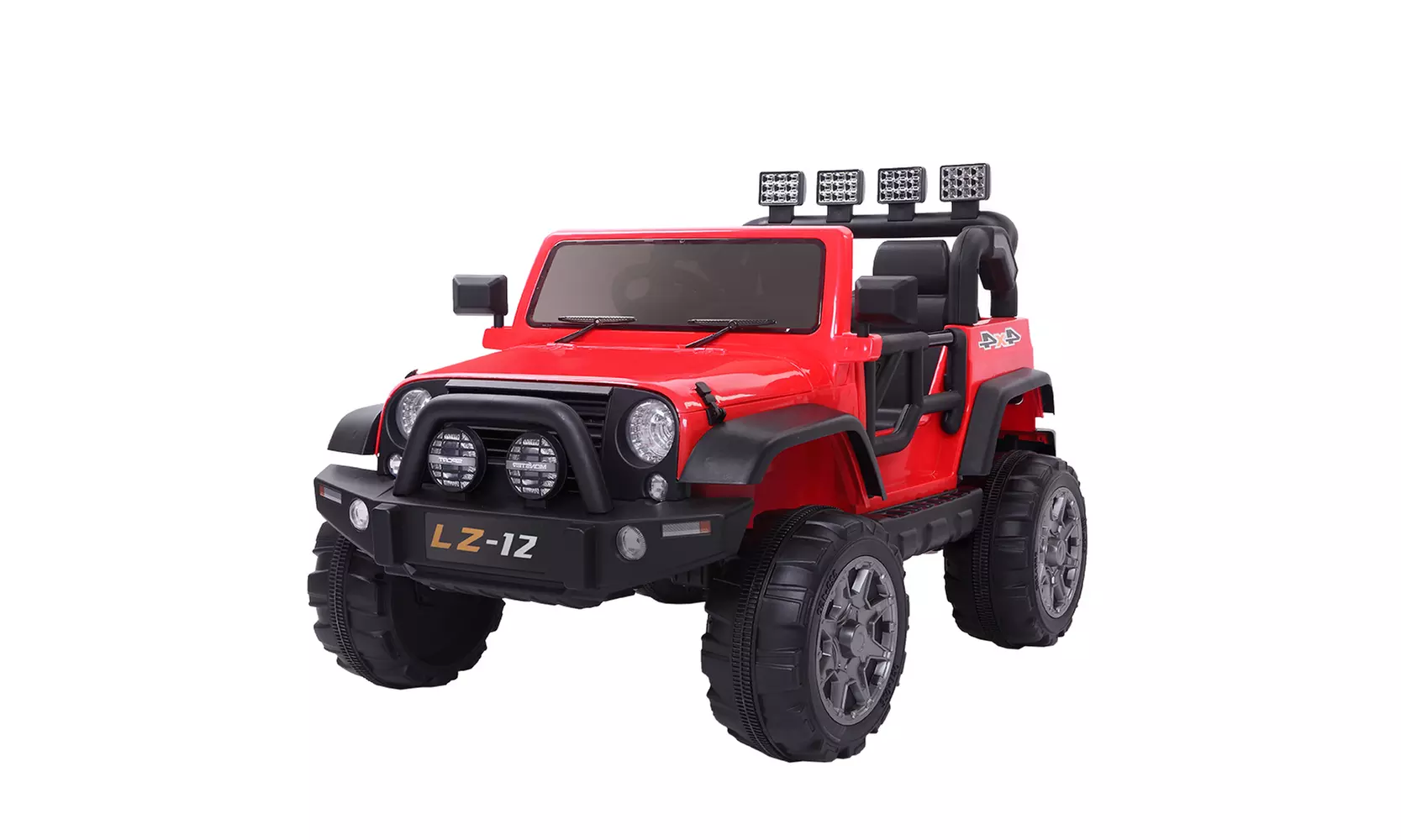 12V Electric Kids Ride On Car, 3 Speeds Modes, w/Remote Control, LED Lights,Horn - Primary Image