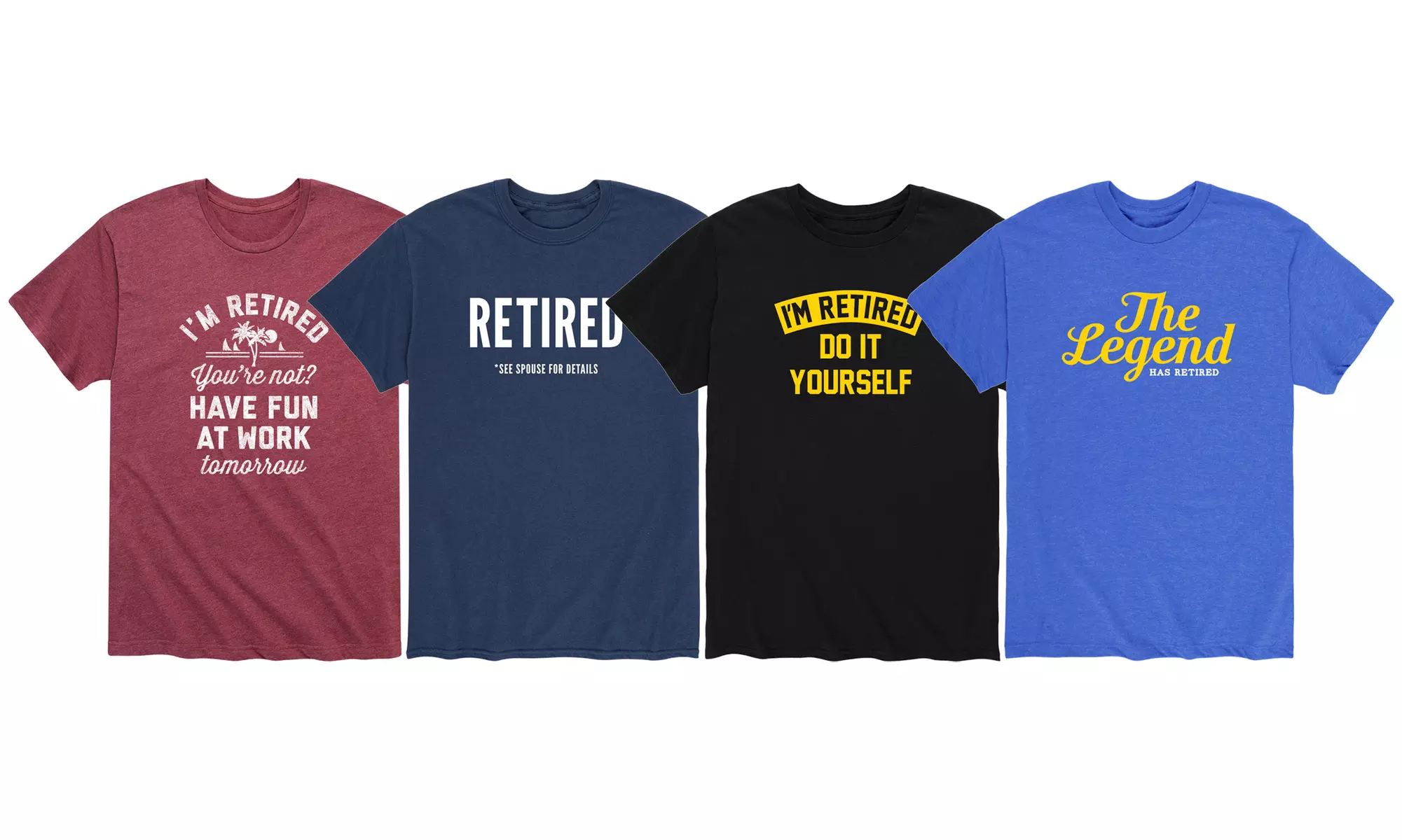 Instant Message: Men's Funny Cute Retirement Tees - Primary Image