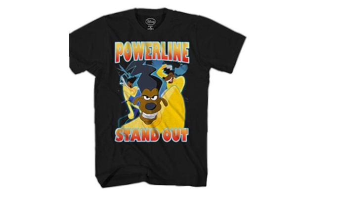 goofy movie powerline shirt