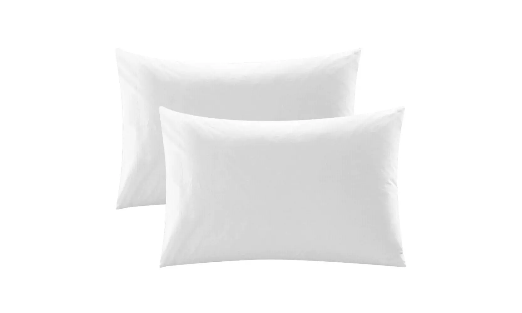 2 Pack Solid Pure Bed Pillow Case Covers Ultra Soft