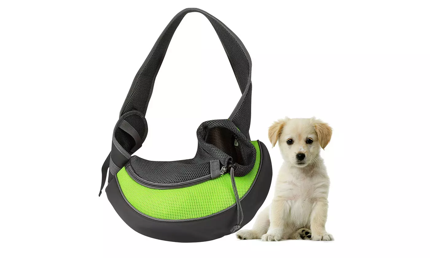 PetLuv Breathable Hands-Free Dog Travel Carrier Shoulder Sling Bag