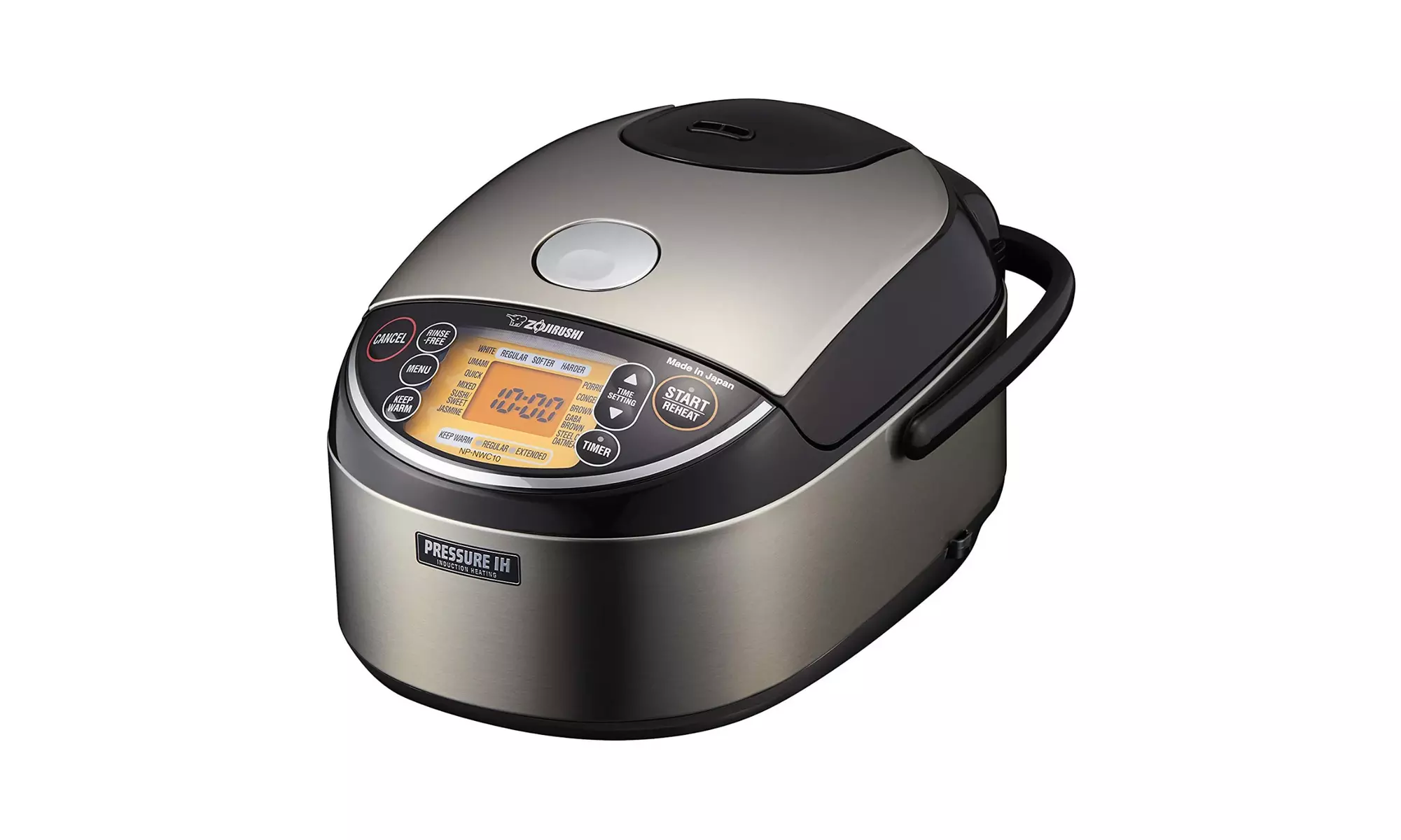 Zojirushi NP-NWC10XB Pressure Induction Heating Rice Cooker & Warmer (Black) - Primary Image
