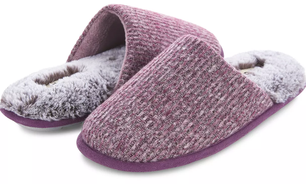 Floopi Women's Aurora Knit Scuff Slippers