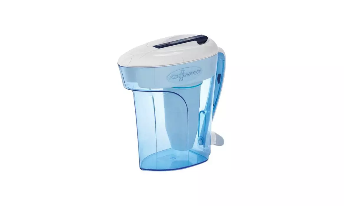 Zero Water ZD-012RP Ready-Pour Water Filtration Pitcher, Blue, 12 Cup - Primary Image