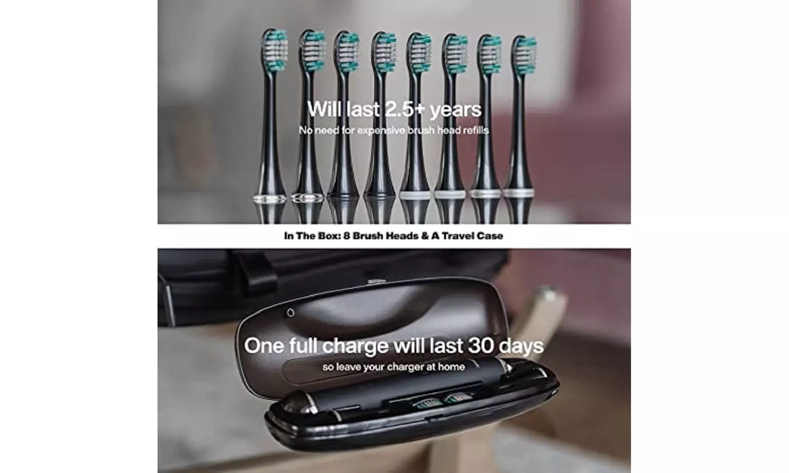 AquaSonic Black Series Ultra Whitening Toothbrush - Second Medium