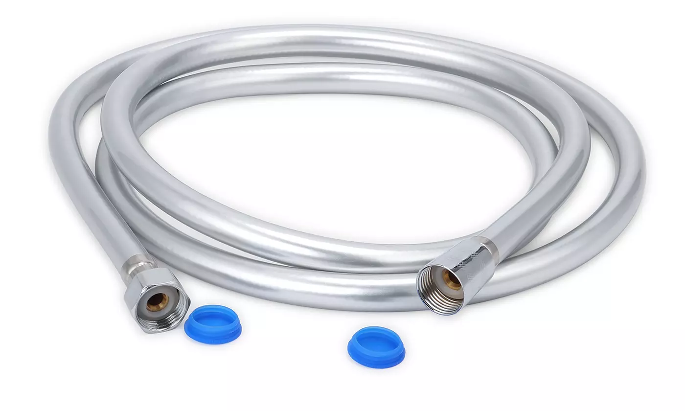 Extra Long Chrome Handheld Shower Hose with Brass Insert and Nut - Primary Image