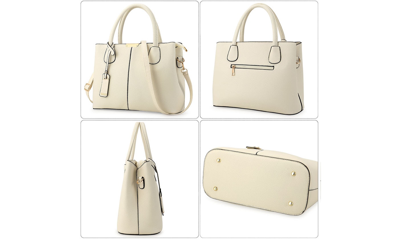 Women Leather Shoulder Tote Bag Handbag