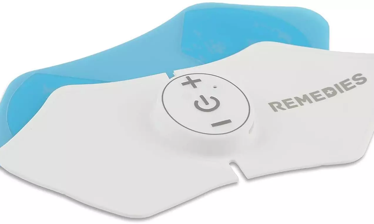 Rechargeable Electronic Tens Unit Muscle Stimulator, Rapid Pain Relief Pad Patch - Second Medium