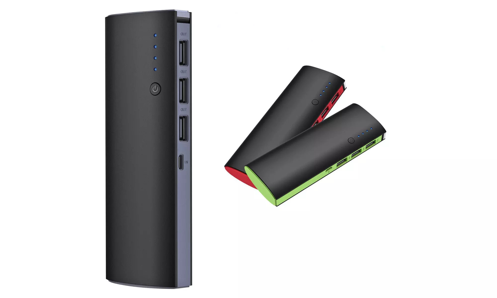 Portable 50000mAh Slim 3 USB LED External Charger Power Bank - Primary Image