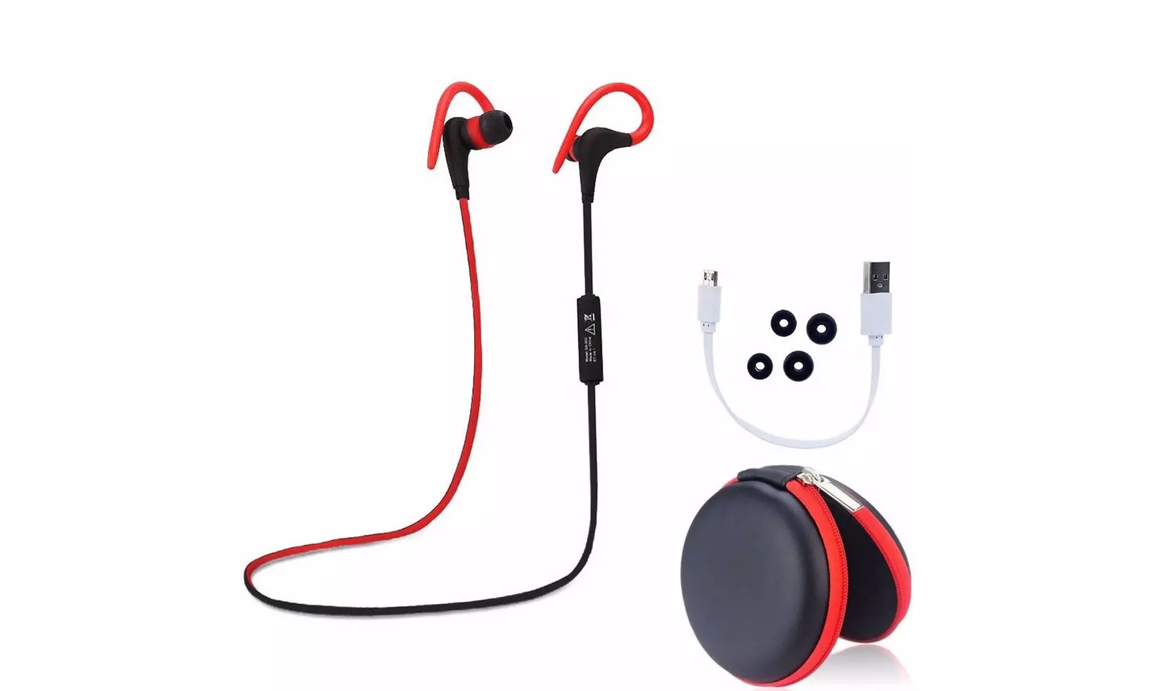 Ear Plug Style Bluetooth V4.1 Headset with Selfie Function - Primary Image