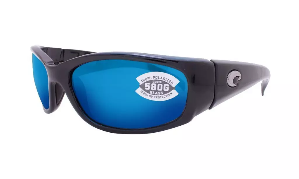 Costa Del Mar Harpoon HR 11 OBMGLP Shiny Black / Blue Mirror Polarized - Primary Image