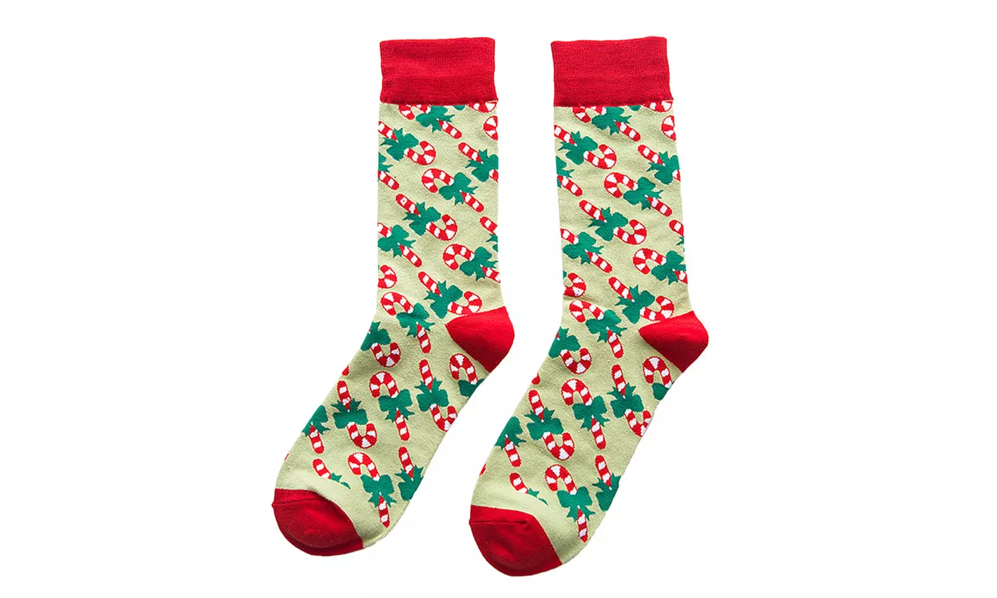 4 Pack Christmas Socks Gift One Size