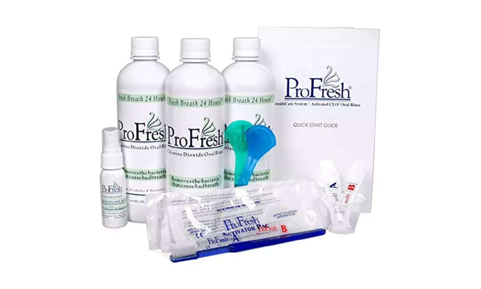 ProFresh BreathCare System Starter Kit, Chlorine Dioxide Mouthwash-Oral Rinse - Primary Image