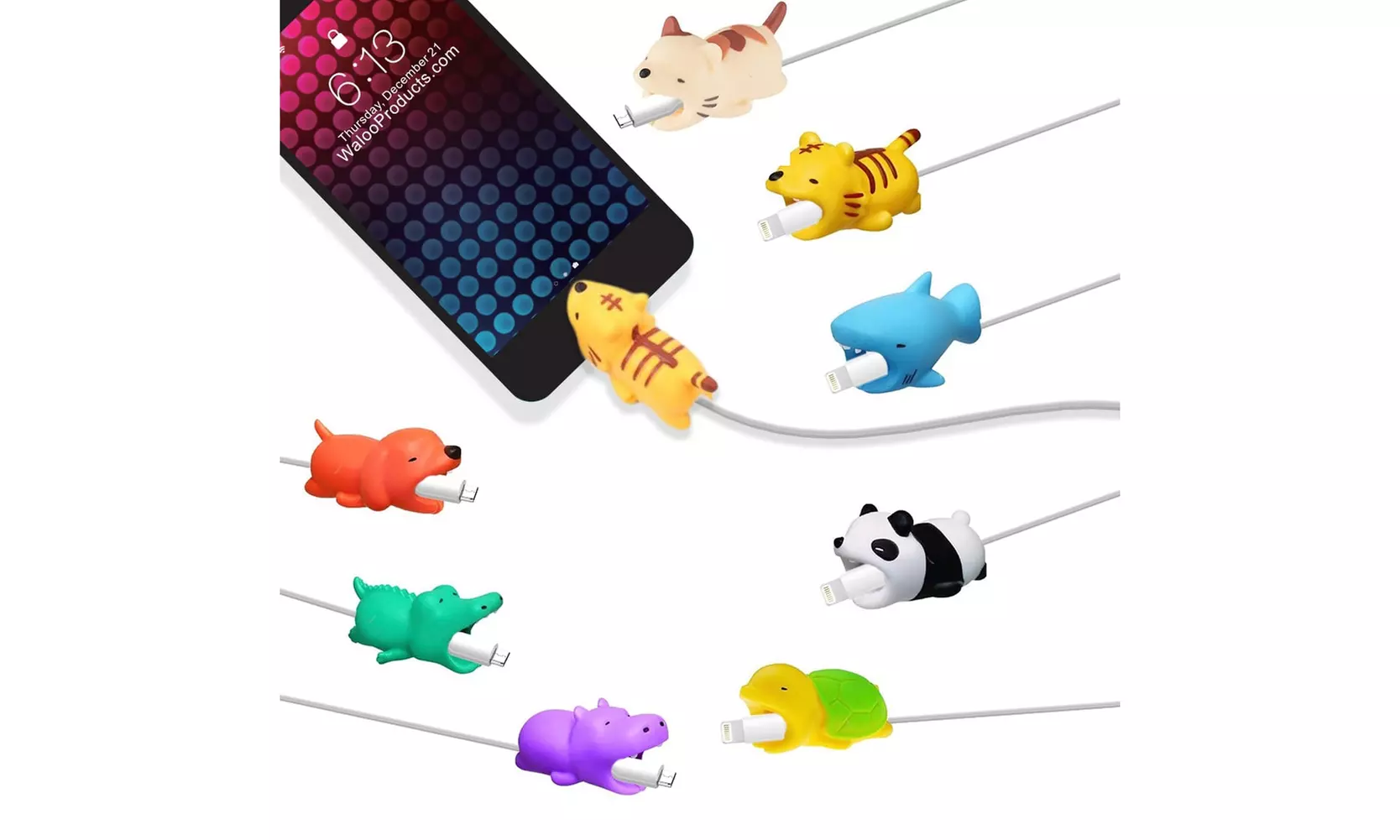 Animal Cable Protectors (1, 2, 3, 4, or 6 Pack) - Primary Image