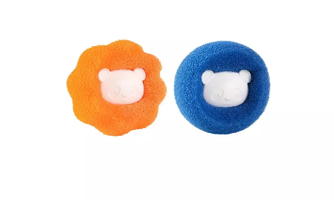 8 Ps Pet Hair Remover Ball-Reusable Laundry Sponge Dryer Anti-Winding Adsorption