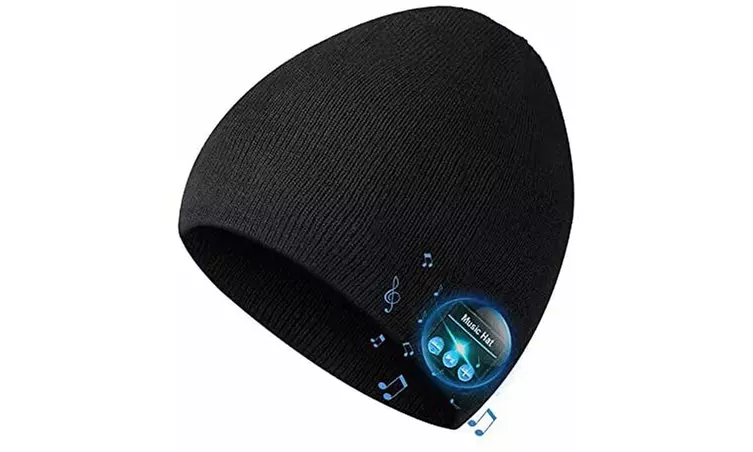 Wireless Bluetooth Beanie Hat with Built-in Headphones - Primary Image
