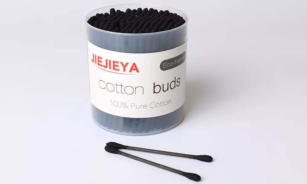 200 Pack Bamboo Charcoal Cotton Swabs