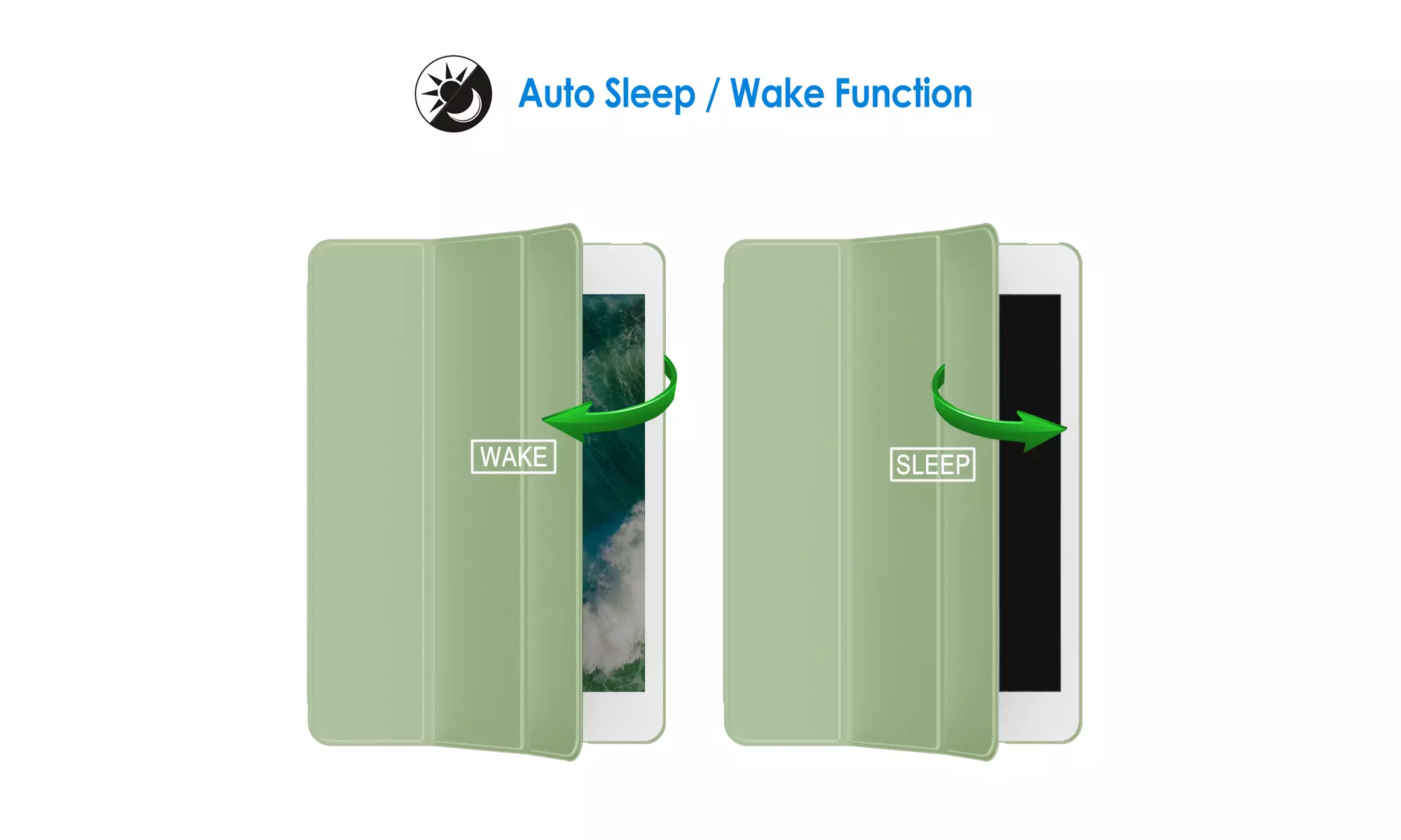 JETech Case for Apple iPad Mini 1 2 3, Hard Back Shell Soft-Touch Stand Cover