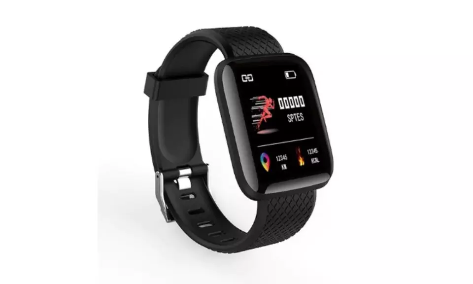 116Plus Smart Watch Bluebooth Passometer Message Alarm Reminder Calorie - Primary Image