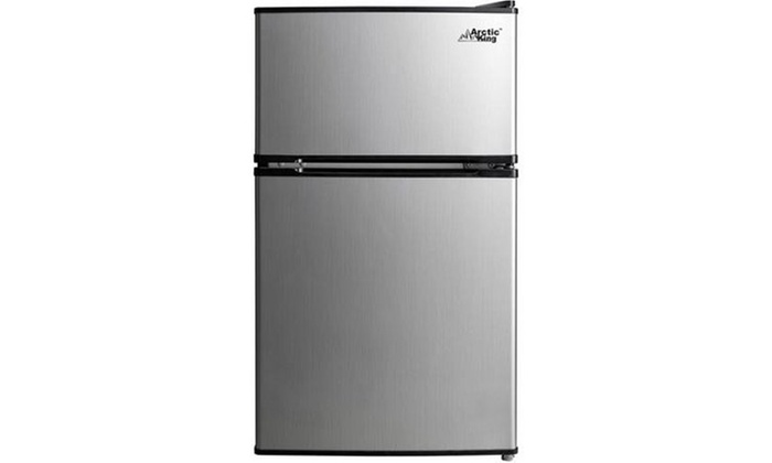 Up To 45 Off On 3 2 Cu Ft Two Door Mini Fridg Groupon Goods