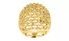 Stainless Steel Basket Weave Wide Open Work Design Ring