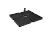 Costway Patio 4pcs Cantilever Offset Umbrella Base Heavy Duty Outdoor Square - Second Medium