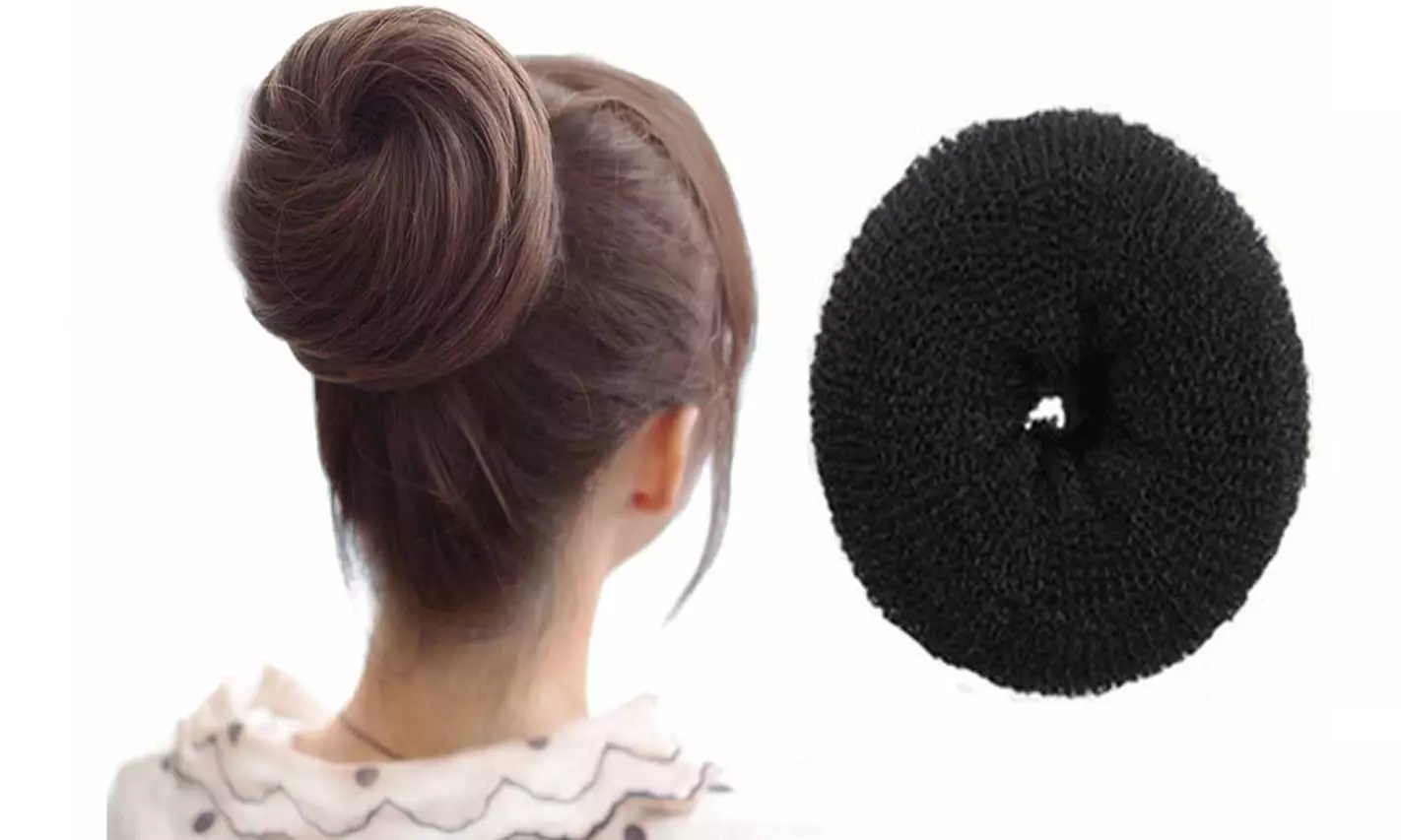 Good Hair Accessories Black Color Ideal for Making a Smooth Perfect Bun - Primary Image