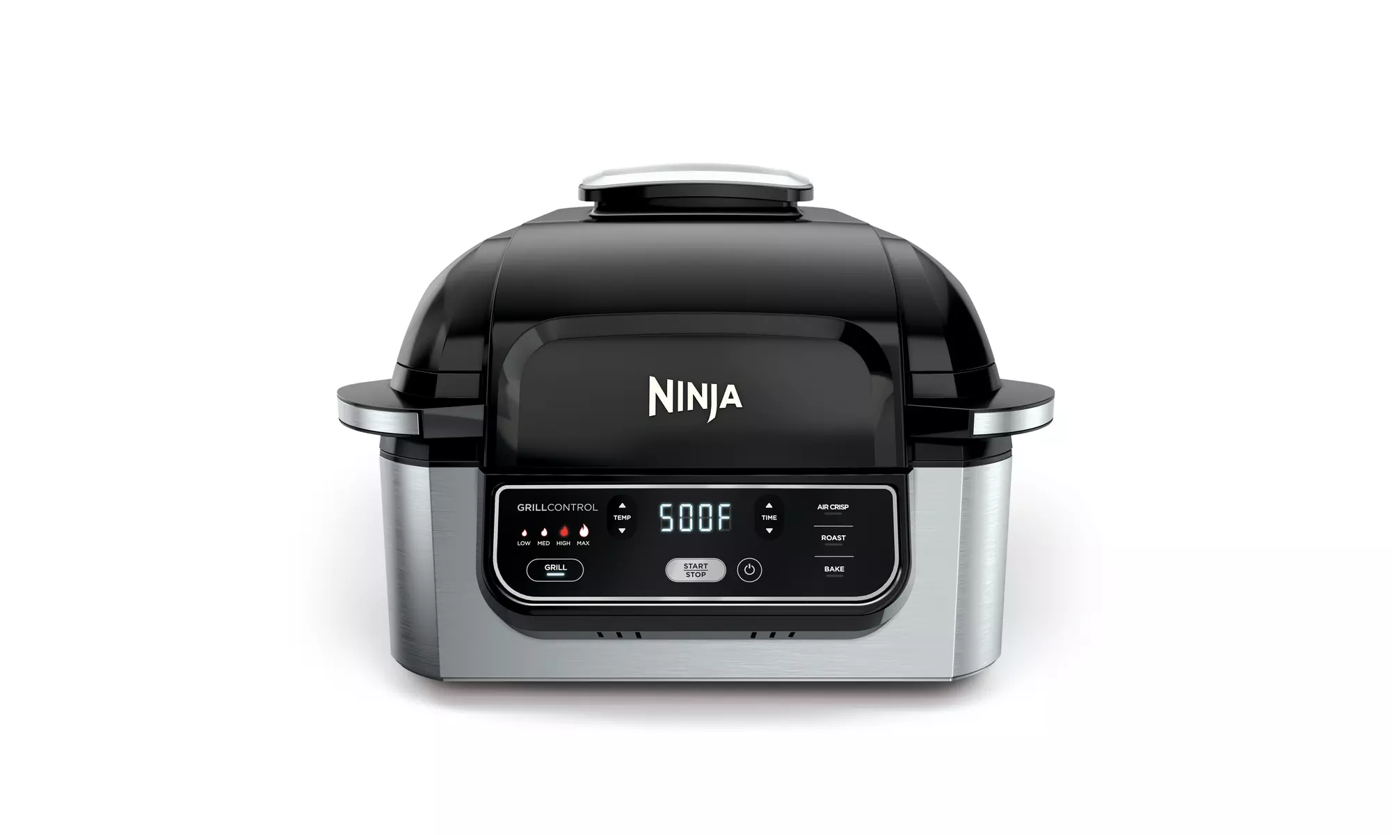 Ninja AG300 Foodi 4-in-1 Indoor Grill w/ 4-Quart (Silver/Black)- Refurbished - Primary Image