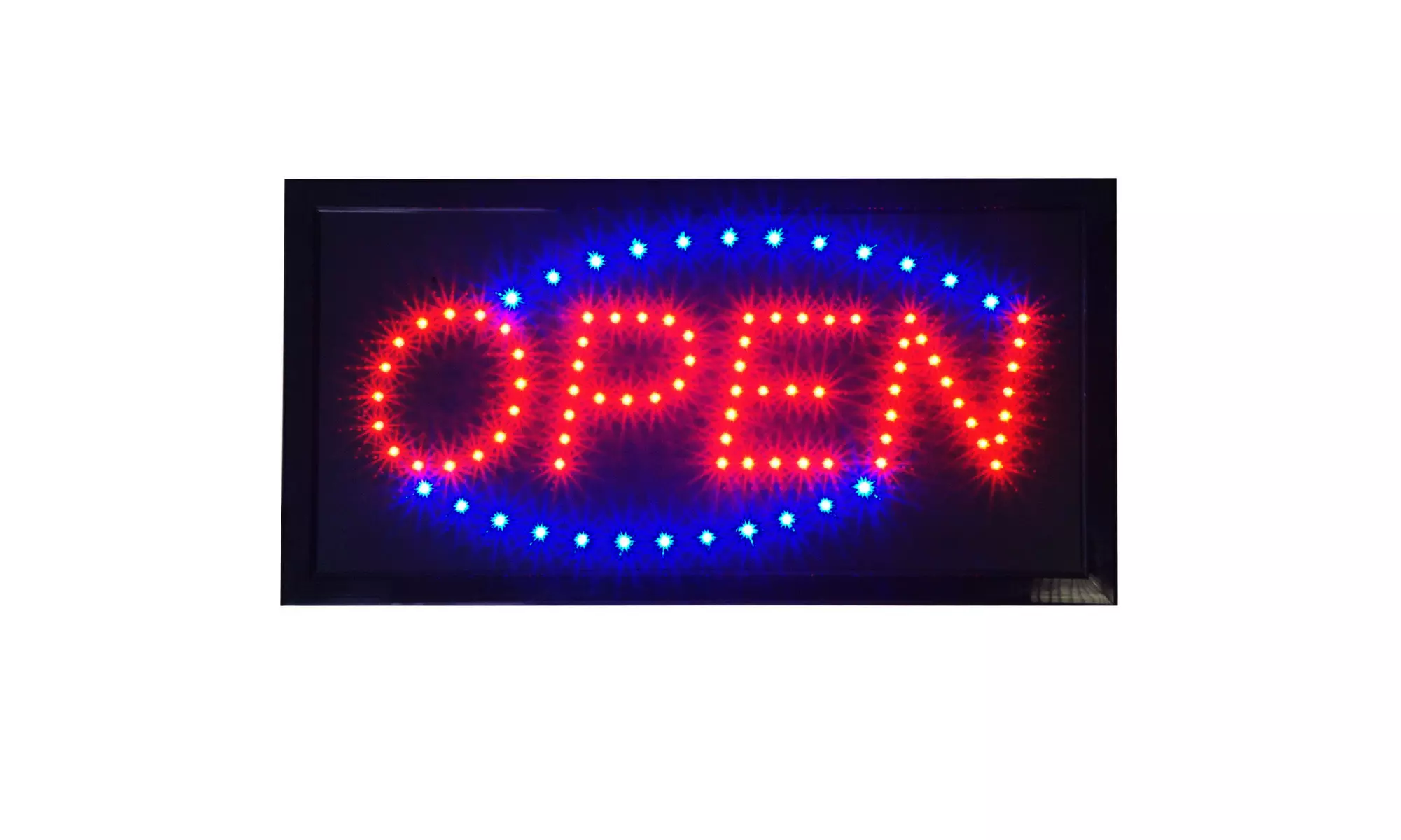 Ultra Bright Animated LED Light Open Business Bar Store Window Sign neon 19x10" - Primary Image