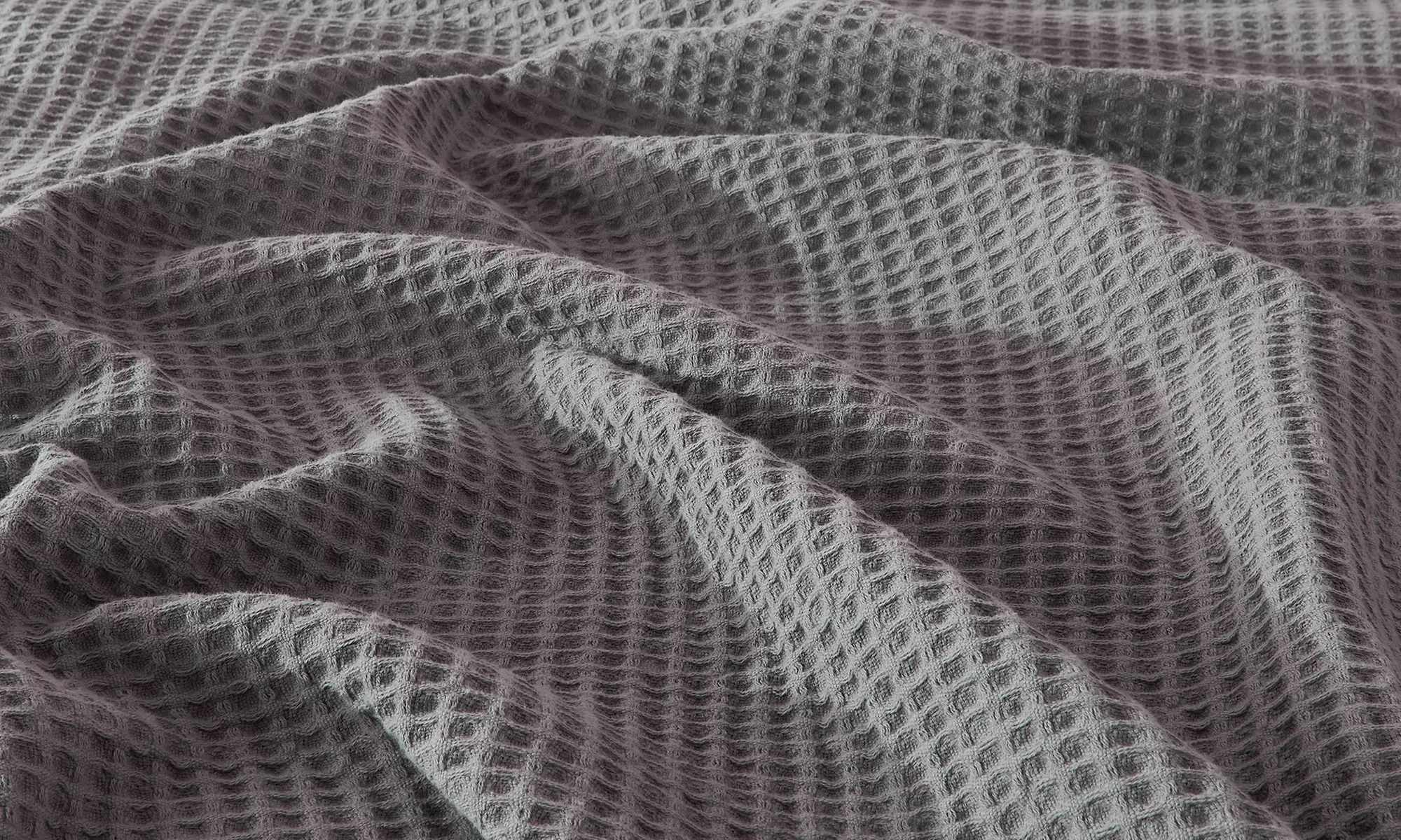 100% Cotton Waffle Weave Throw
