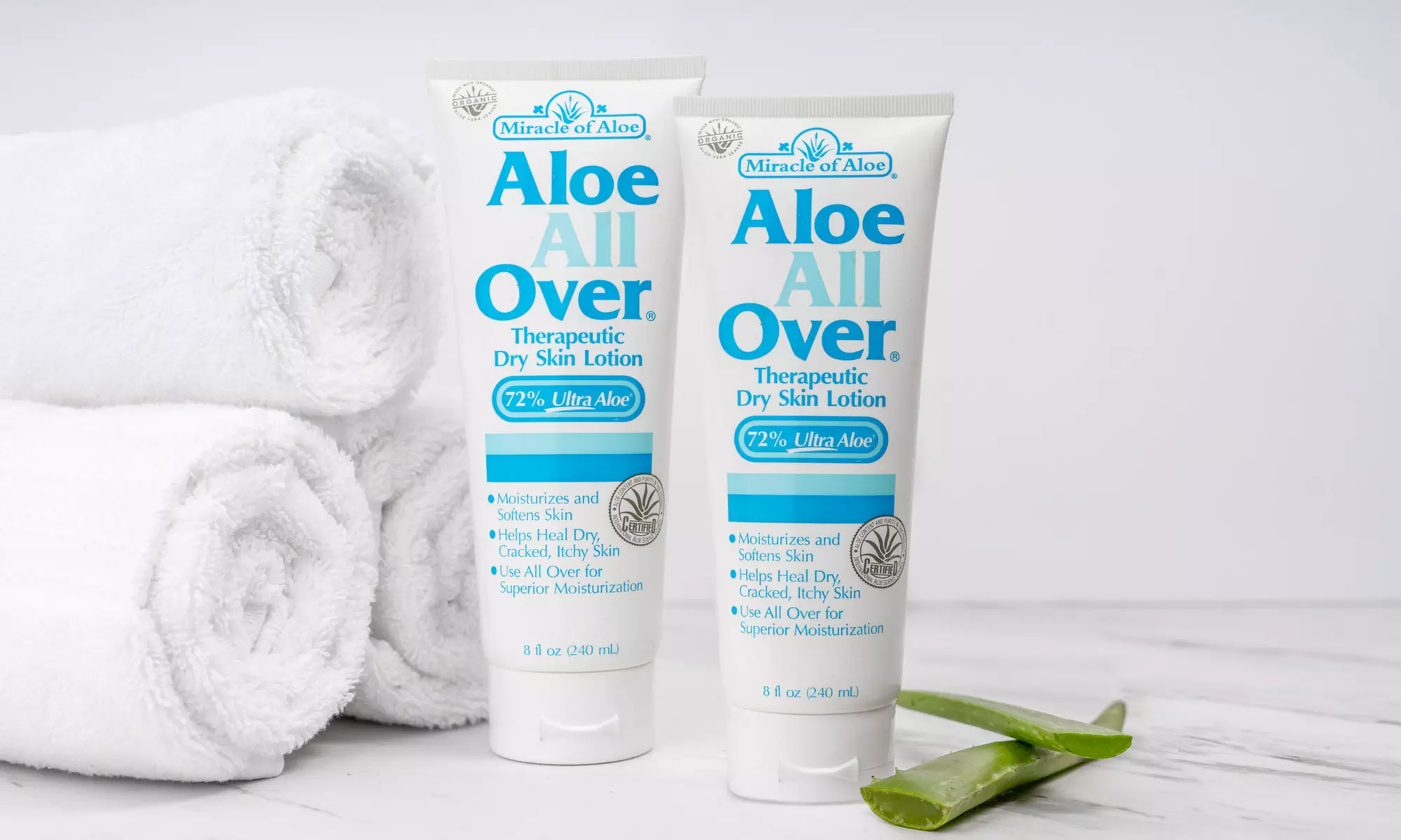 Miracle of Aloe Therapeutic Dry Skin Aloe All Over Lotion (4 Oz. or 8 Oz.) - Second Medium