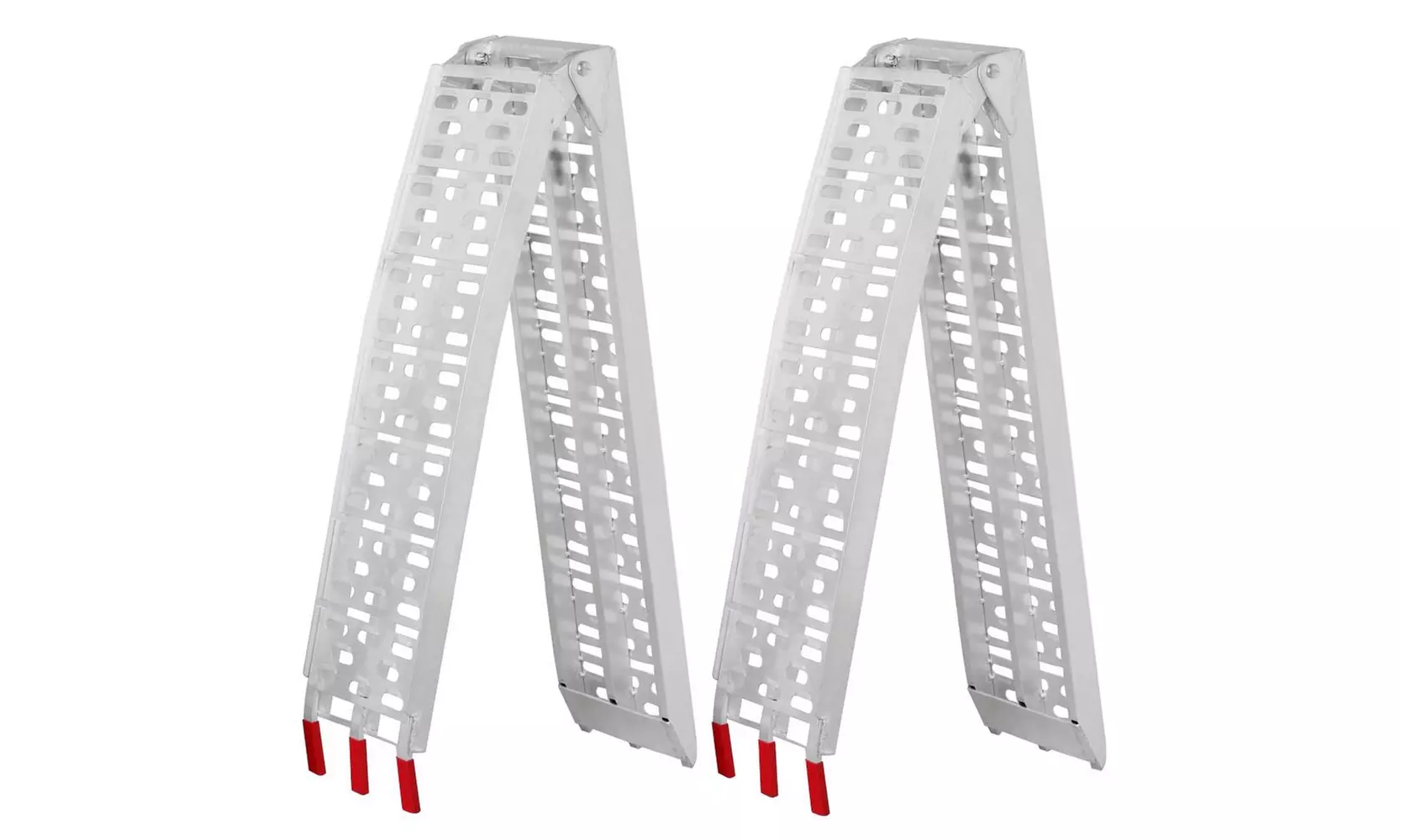 Topeakmart Pair 7.5' Aluminum Truck Ramps/ATV Ramps/Motorcycle Ramp - Primary Image