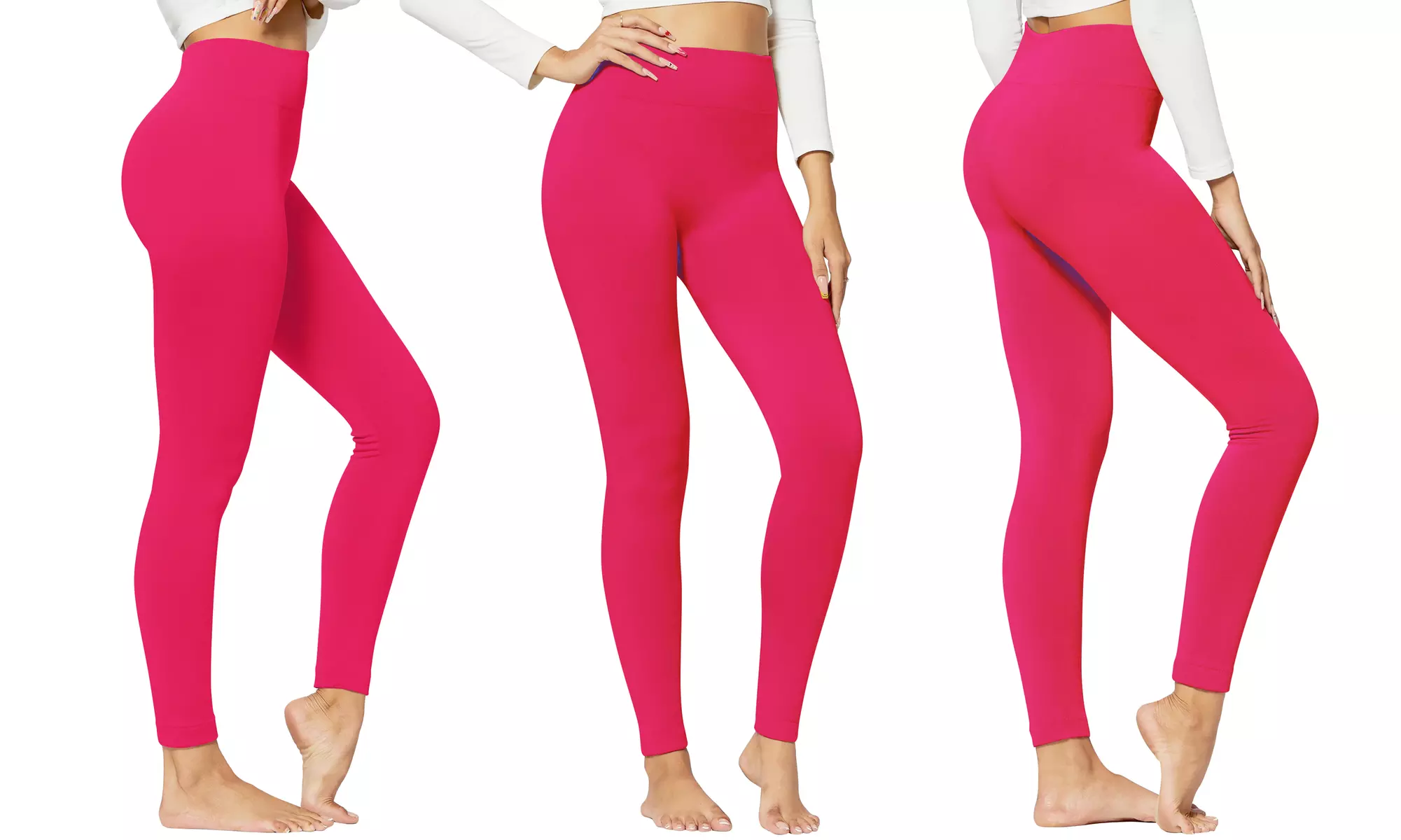 Women's Cozy Fleece-Lined Seamless Leggings